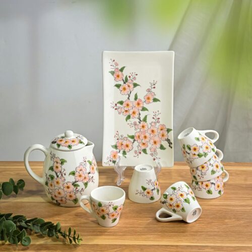 Tea Cup Set with Jar – Elegant Gift for Tea Lovers